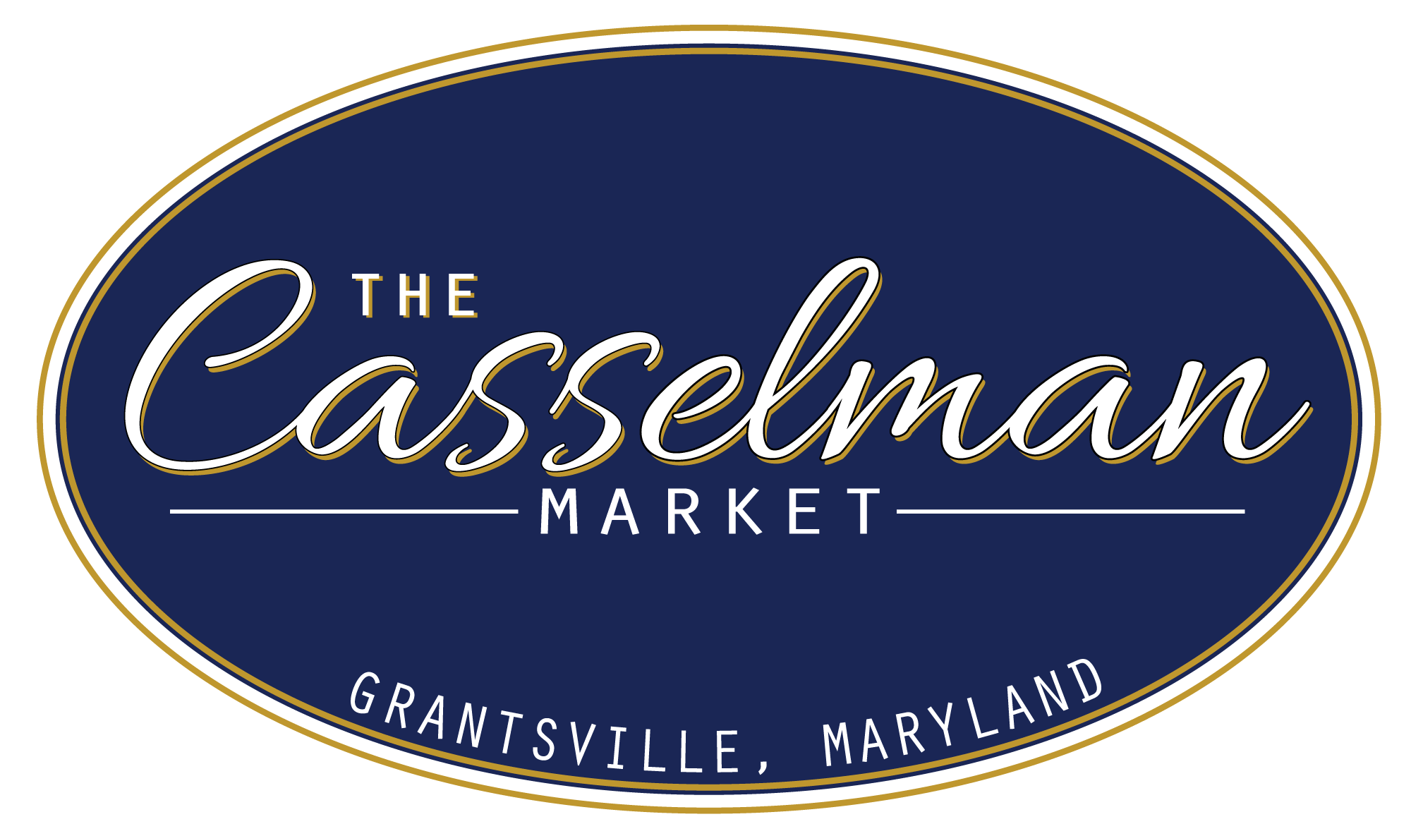 A theme logo of Casselman Market